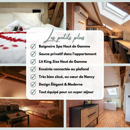 Evasion Chic, Spa Et Sauna Sous Les Toits نانسي المظهر الخارجي الصورة